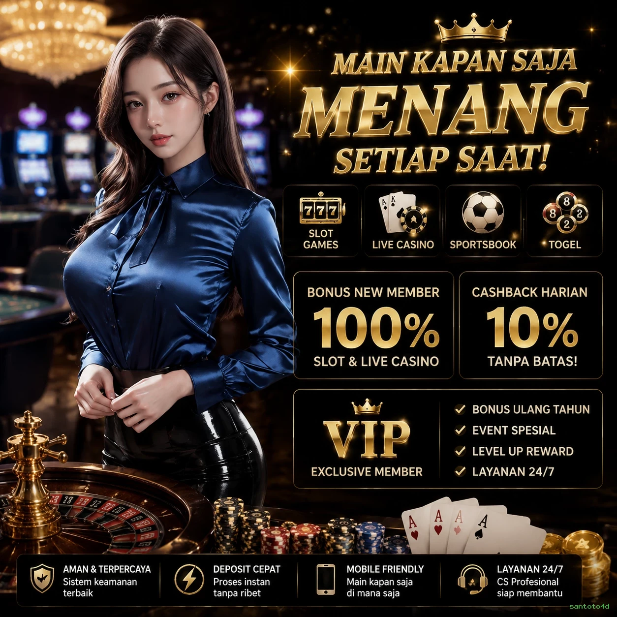 santoto4d Platform Game Terpercaya untuk Pemain Indonesia